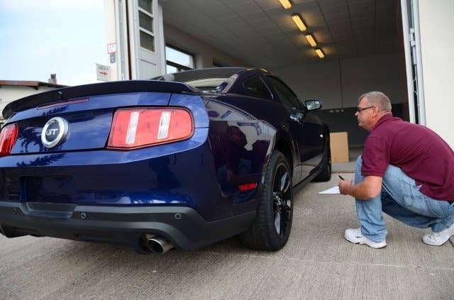 It's a Mustang. Try to look at it without buying one. At least for the duration of the article. (Installation Management Command, Mr. Stephen Baack)