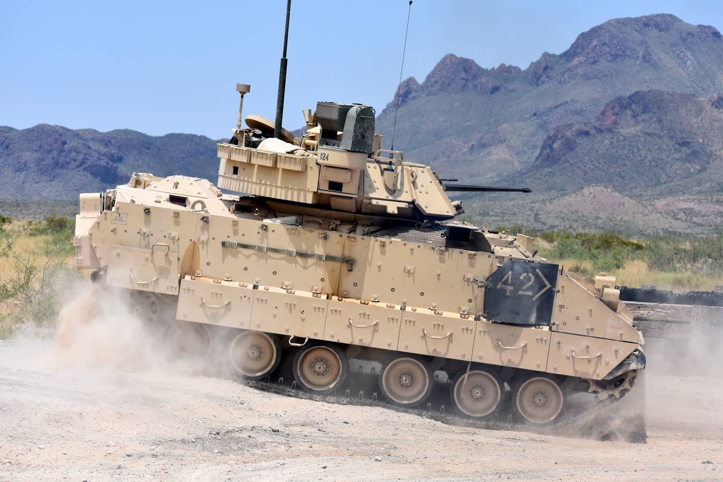 The M2A3 Bradley is capable, but troops don't love its aluminum hull. (Winifred Brown, U.S. Army)