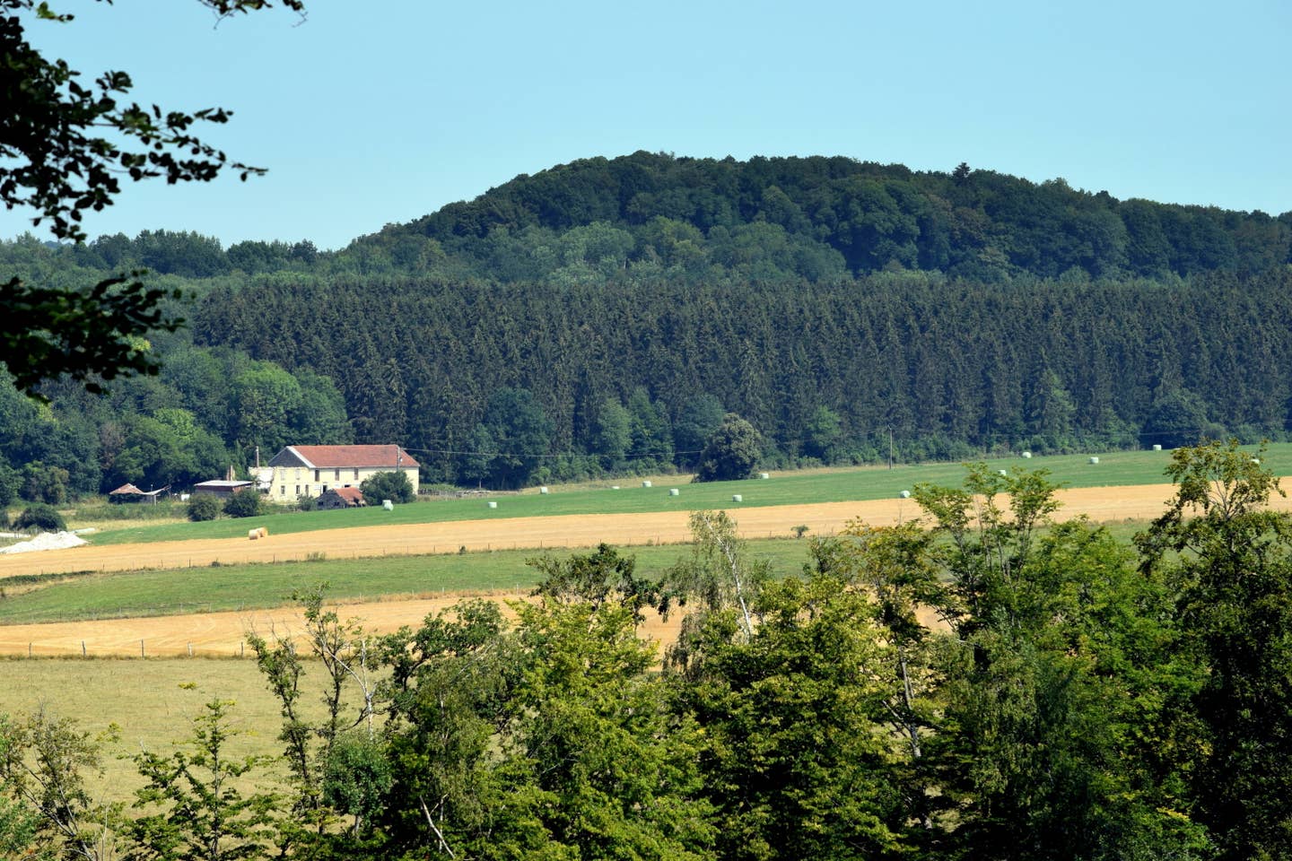 The hill Cote de Chatillon as photographed in 2018. In 1918, this hill was the site of stubborn German defenses which required the sacrifice of 3,000 American casualties to liberate. (Georgia National Guard/ Capt. William Carraway)