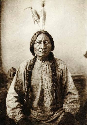 sitting bull part of sioux native tribe
