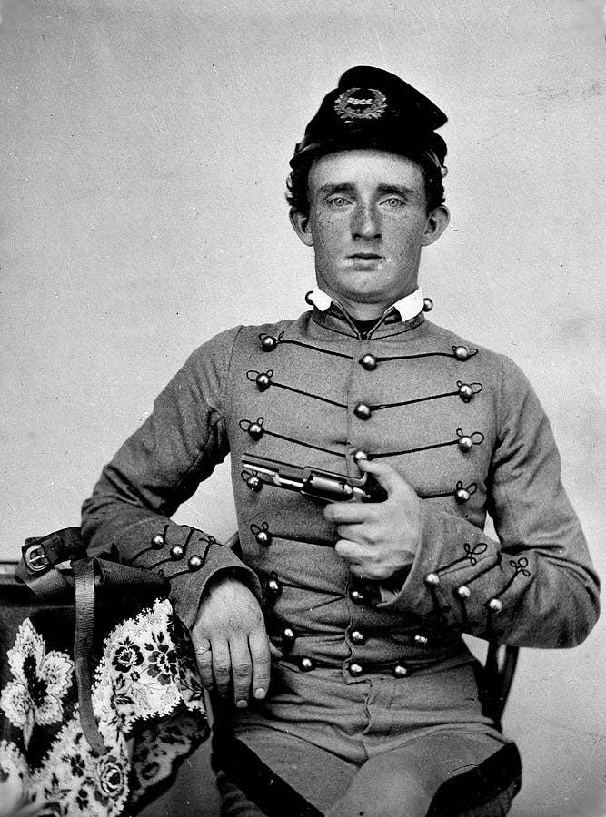 Their first battle: George A. Custer charges into Manassas