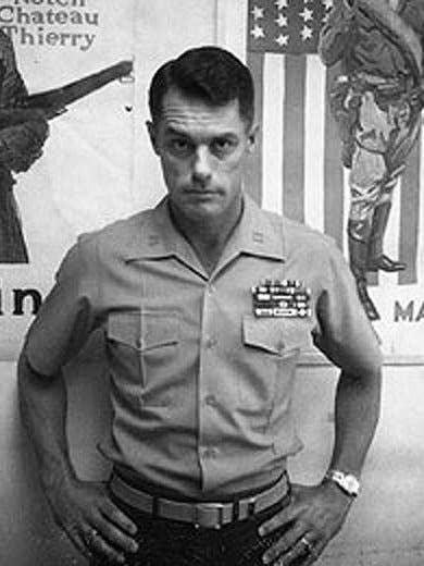 Donnie Dunagan as a Marine Corps officer in 1974. (Donnie Dunagan)