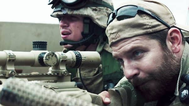 Bradley Cooper portraying Chris Kyle in the film 'American Sniper.' (Warner Bros.)