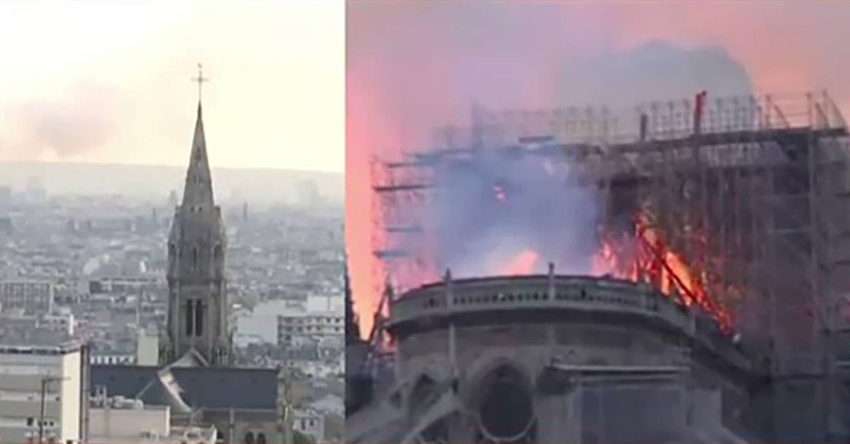 YouTube videos tracking Notre Dame cathedral fire mistakingly show 9/11 details
