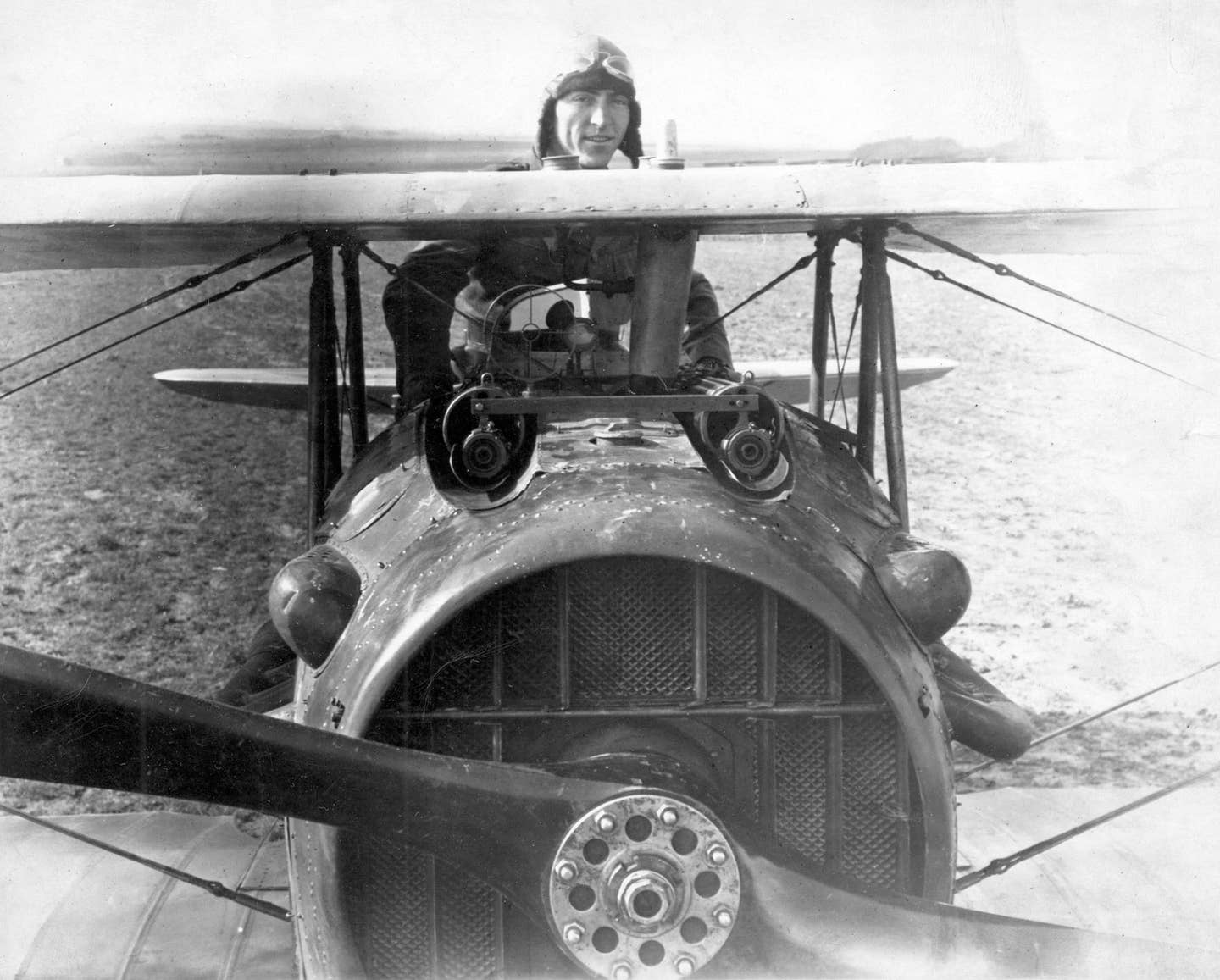 U.S. combat pilot Capt. Eddie Rickenbacker was America's top-scoring fighter ace of World War I.<br>(U.S. Air Force)