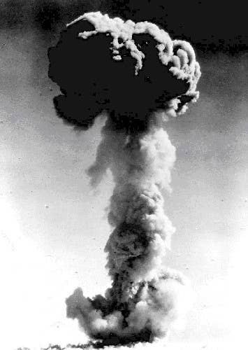 nuclear war test explosion