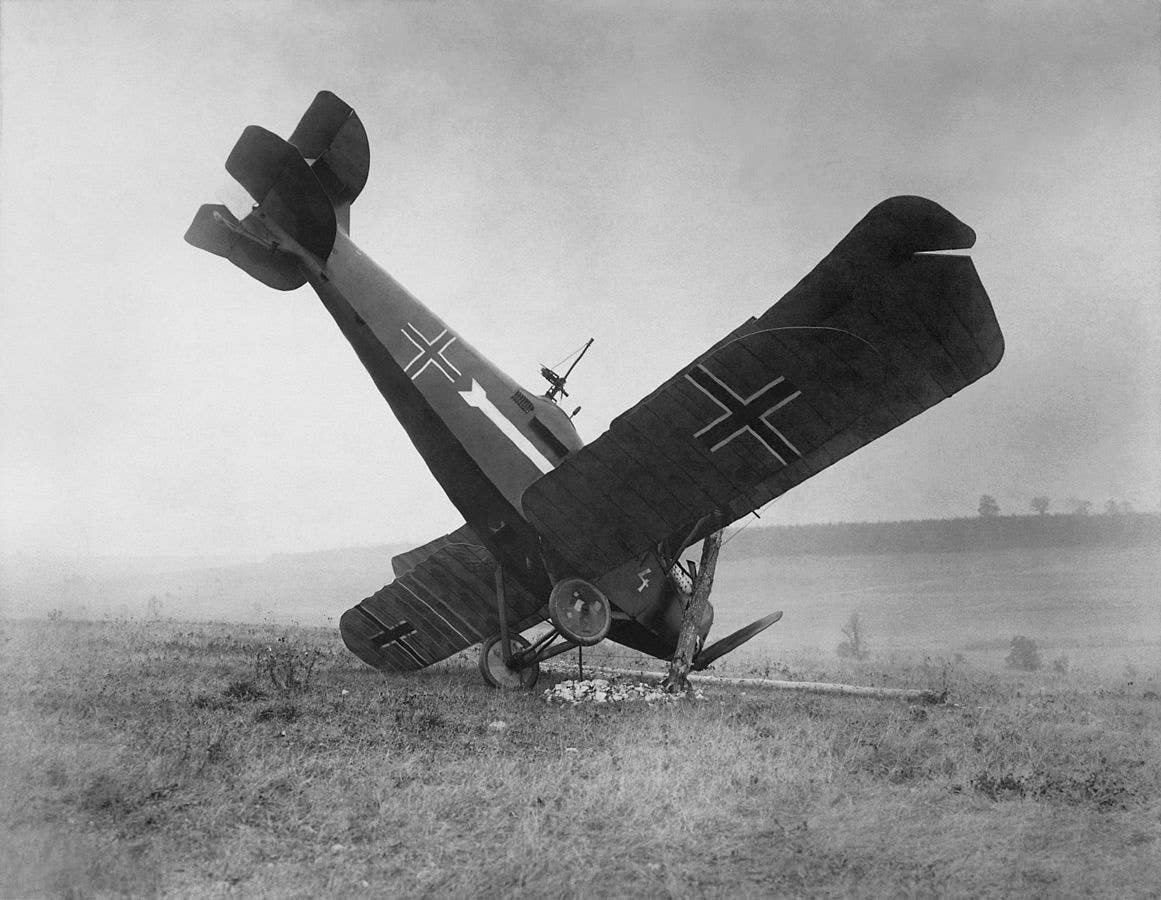 german plane like one shot down by Carl Spatz