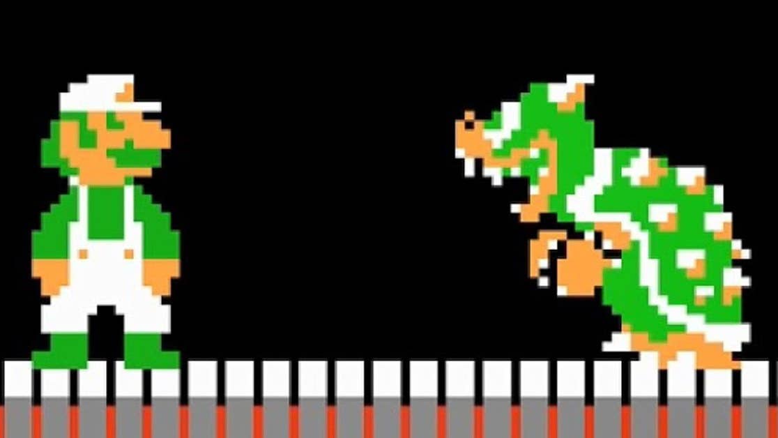 This is how far Mario ran and swam to save the Princess
