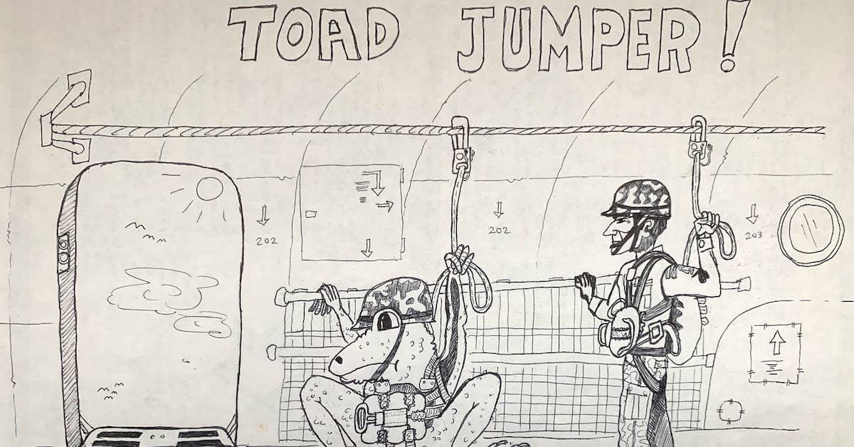 The Delta Cartoonist: Toad Jumper