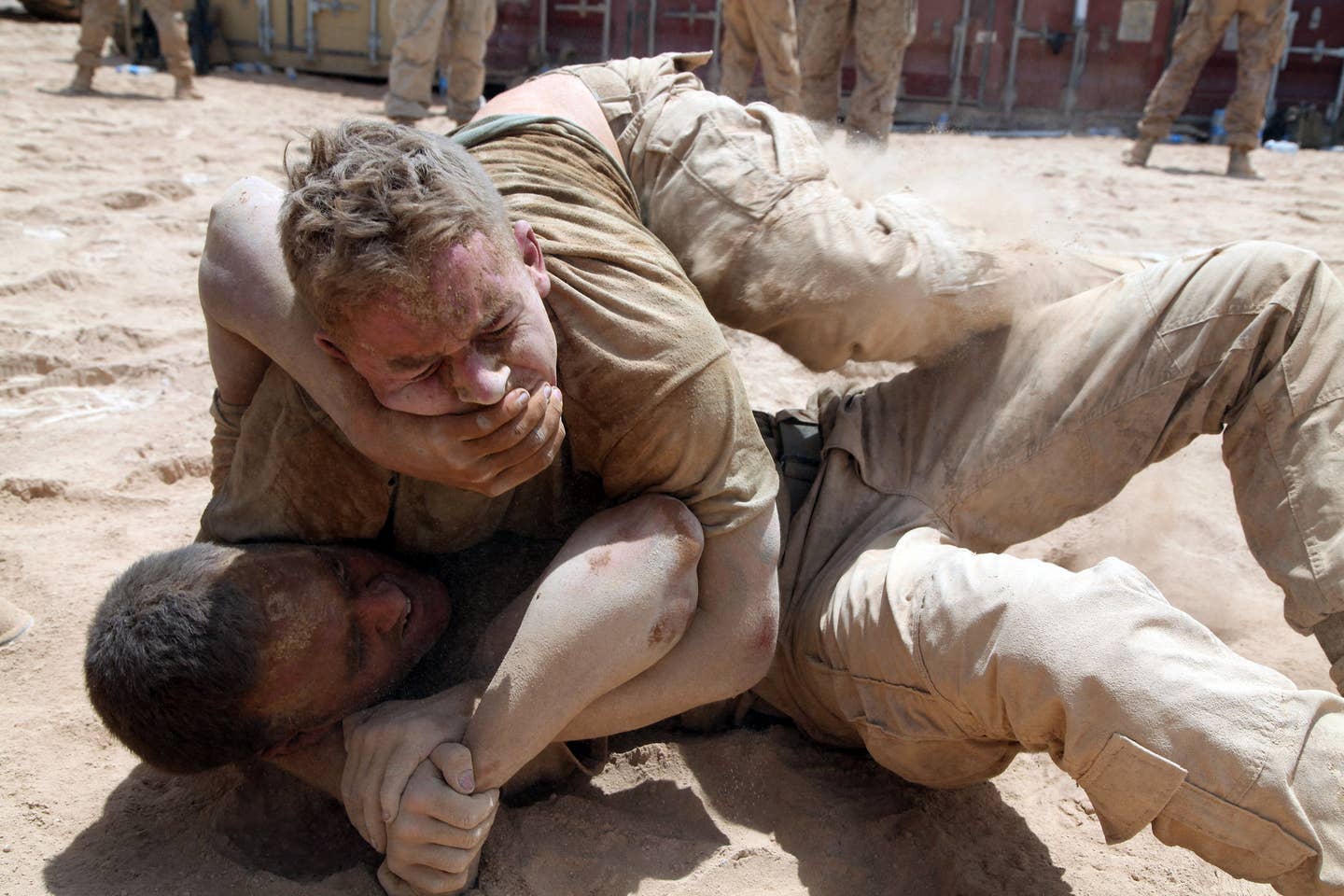This isn't really how most self-defense classes at the mall tend to play out. (USMC Photo by LCpl Ismael Ortega)