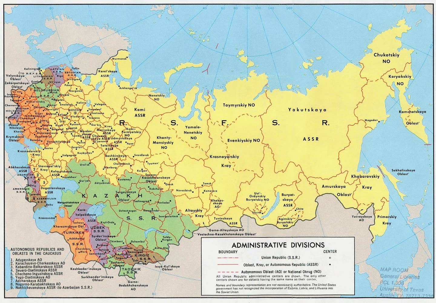 soviet map
