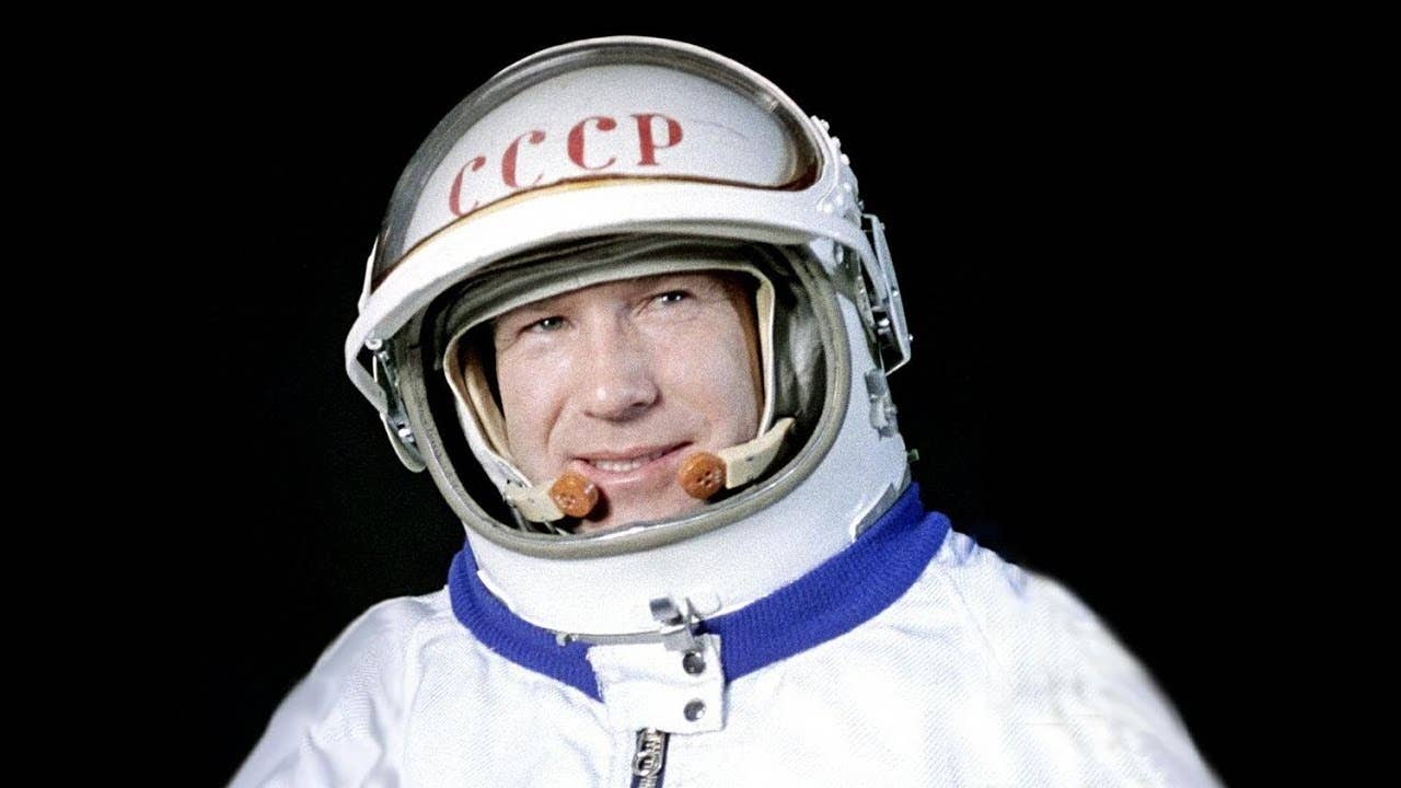 Alexey Leonov in his cosmonaut days.