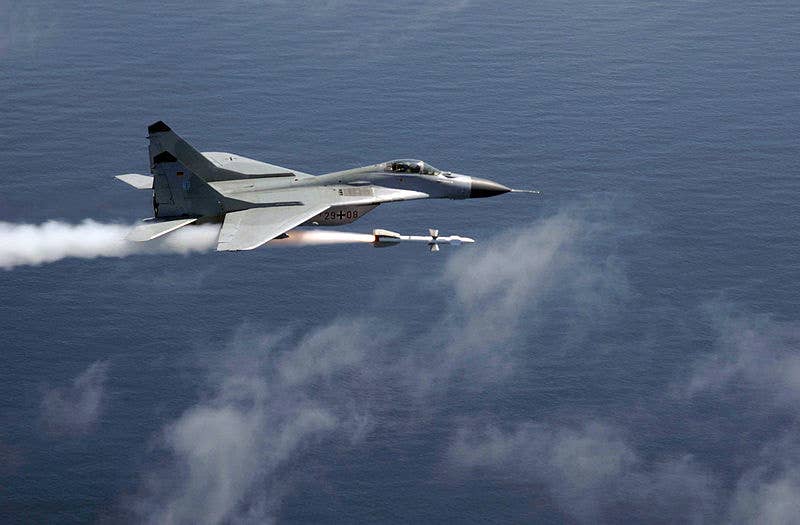Mig-29 being operated by the German Air Force (USAF Photo taken by TSGT Michael Ammons)