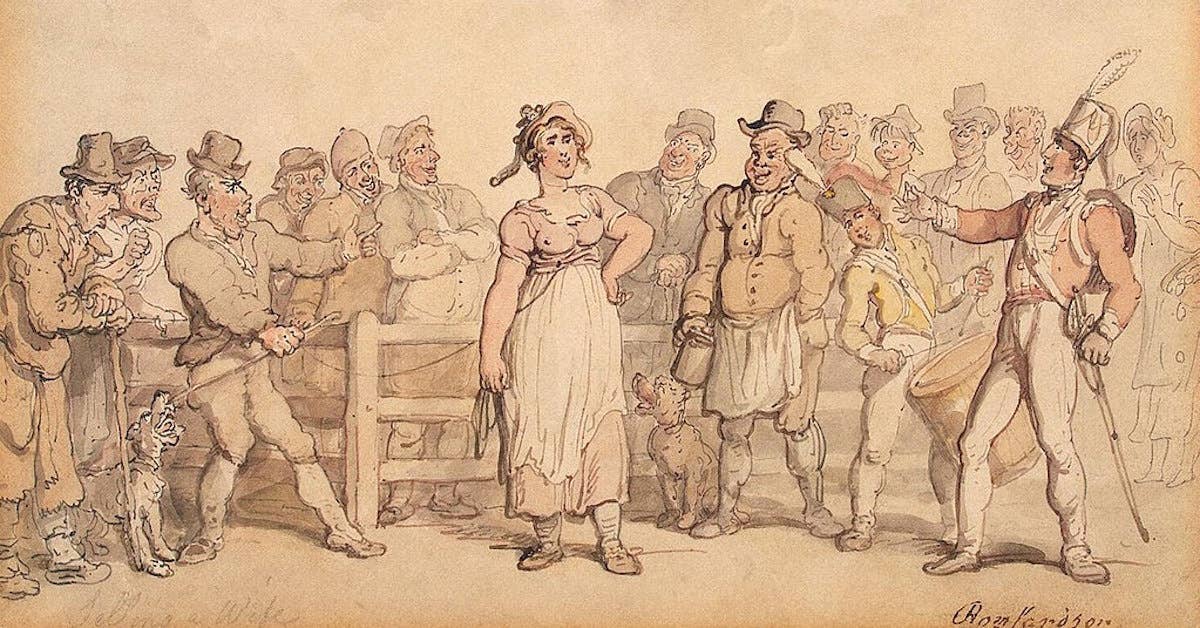 That time British husbands sold their wives at market