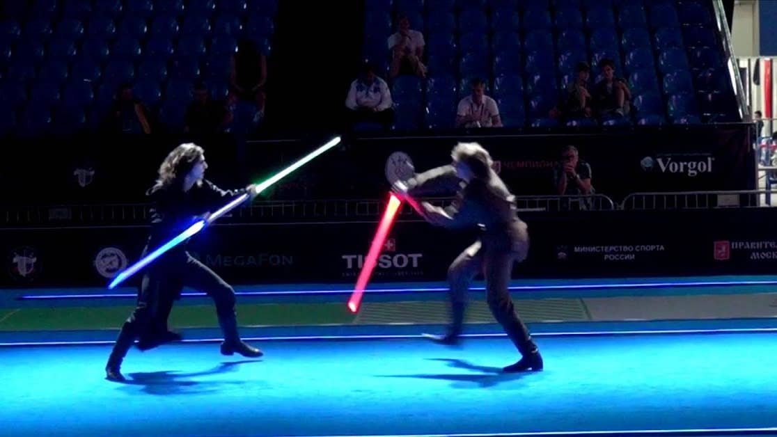Lightsaber fencing is now an international sport