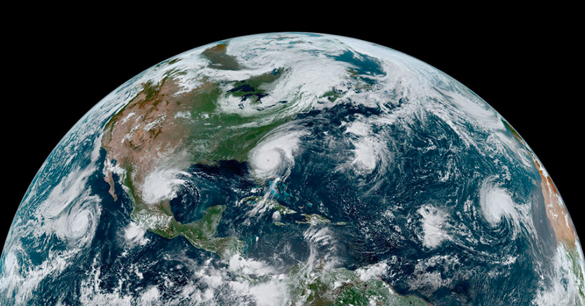 Nasa caught Hurricane Dorian and three other cyclones in one awesome image