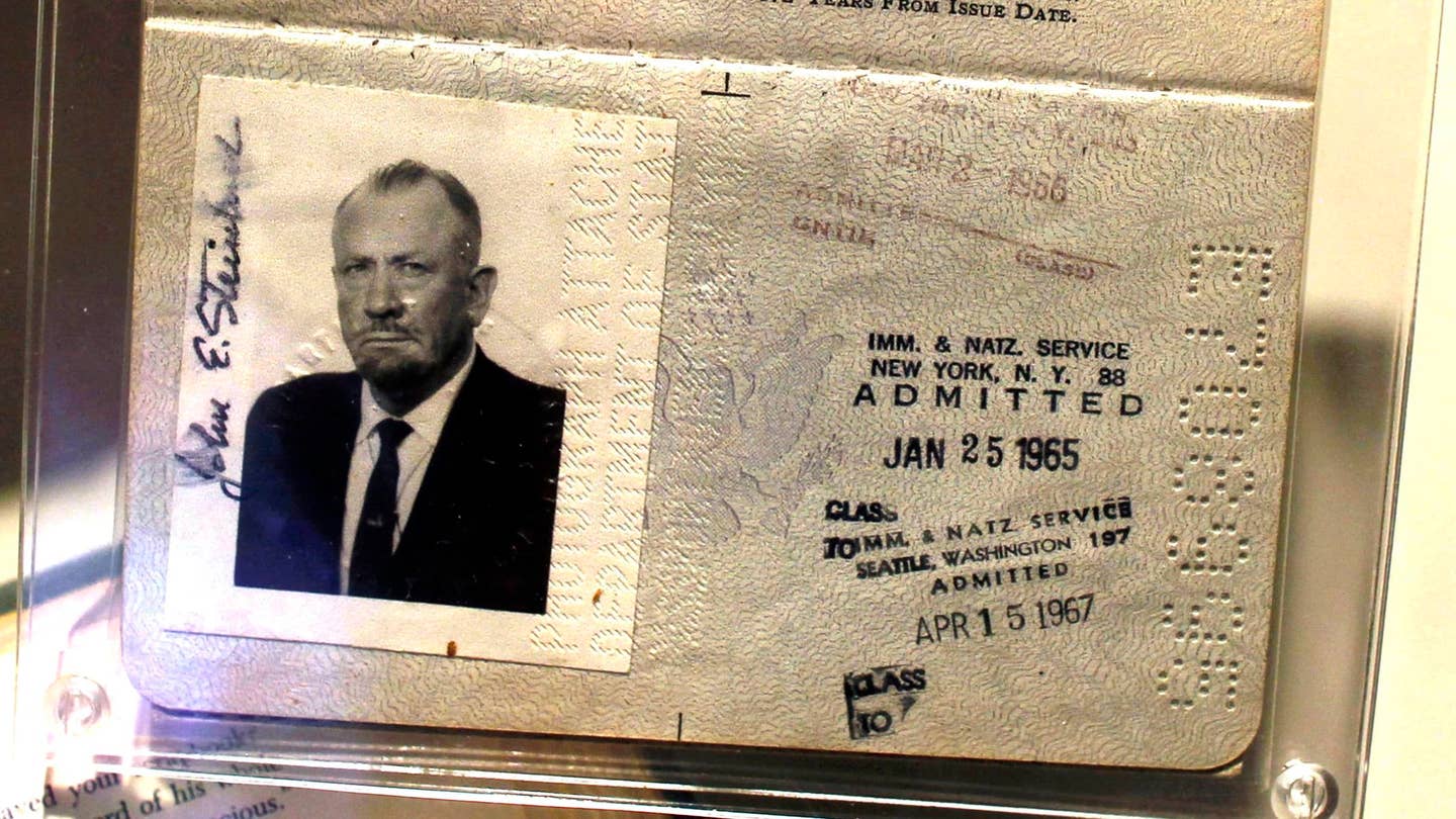 john steinbeck wanted to be in the OSS