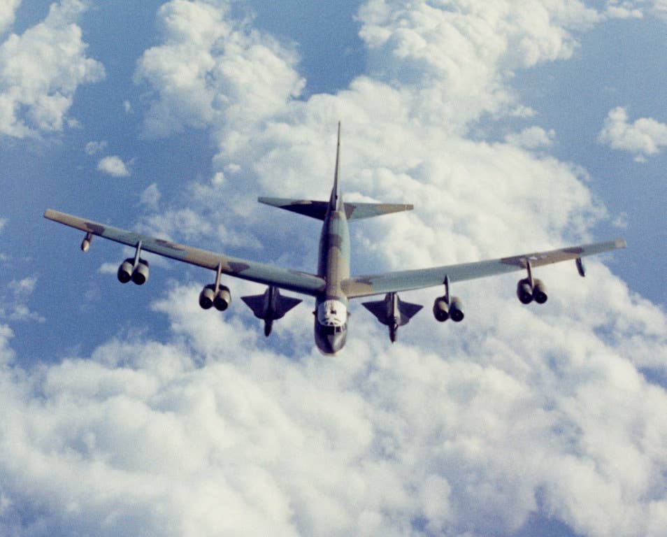 Modified D-21 drones on a B-52H Bomber (WikiMedia Commons)