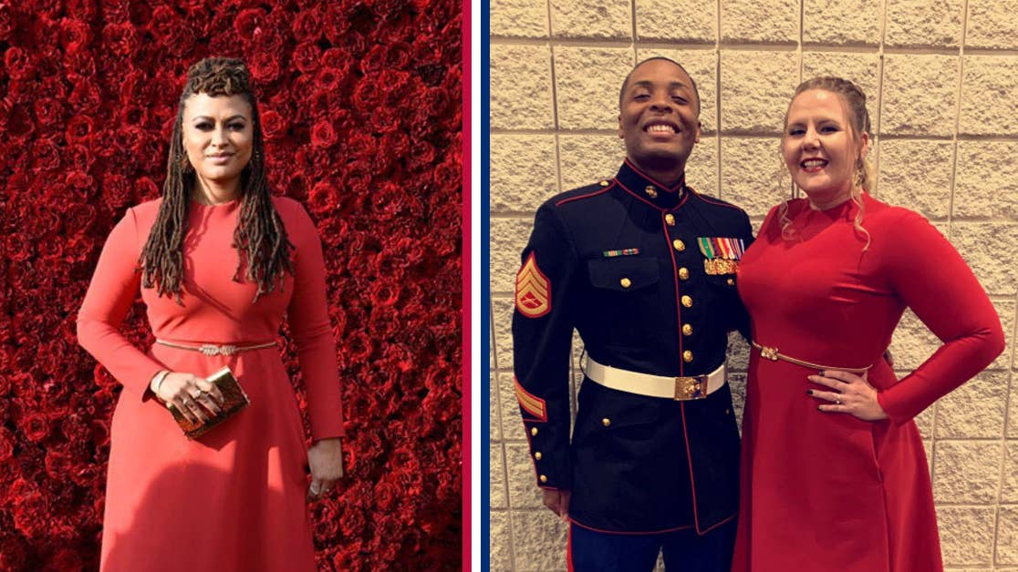 Ava DuVernay sent her dress to a Marine wife for the Ball
