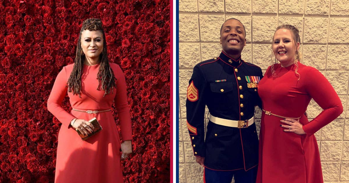 Ava DuVernay sent her dress to a Marine wife for the Ball
