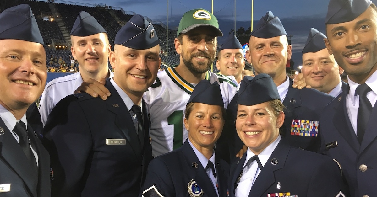 Packers&#8217; Aaron Rodgers donates his golf tournament winnings to Wounded Warriors