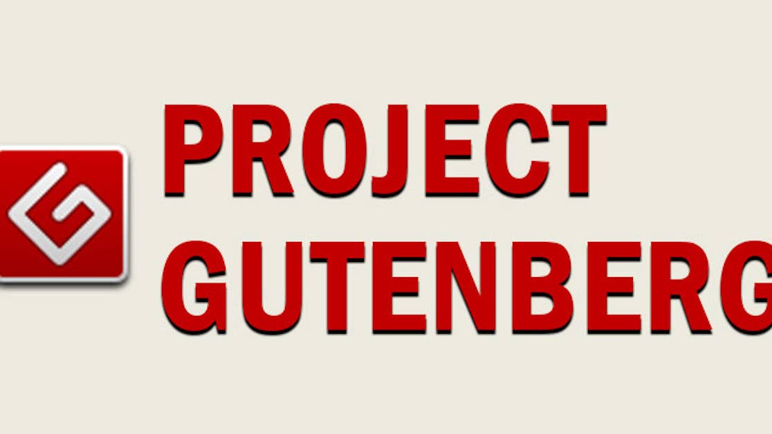 Stuck inside? Get free e-books at Project Gutenberg