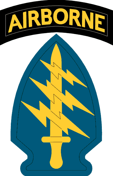 <em>(Special Forces Regimental insignia)</em>