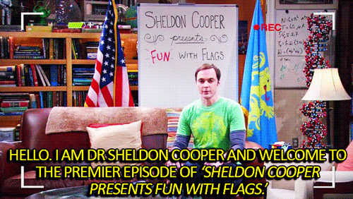 sheldon cooper american flag memes