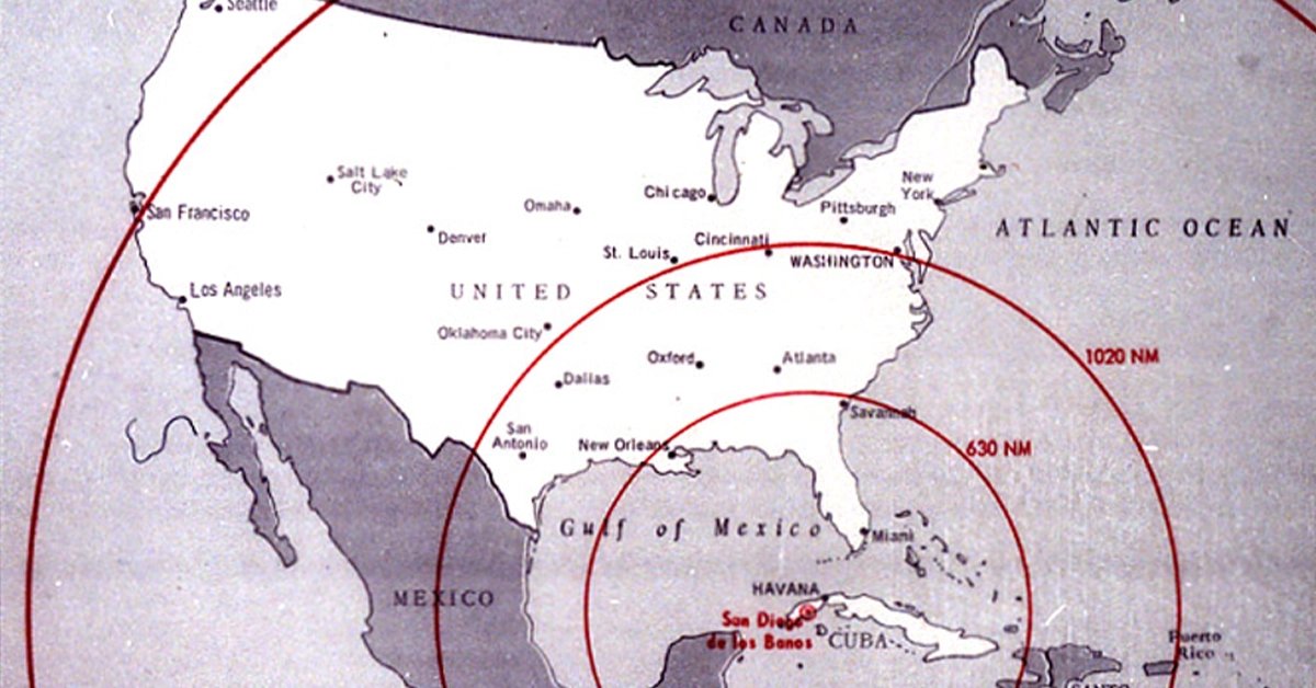 cuban missile crisis range map CIA