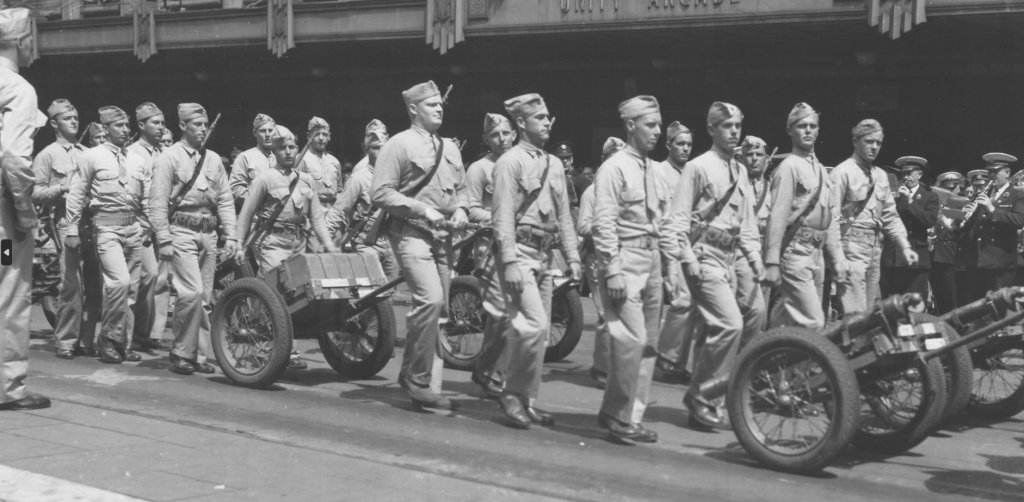 1st marine division waltzing matilda parade