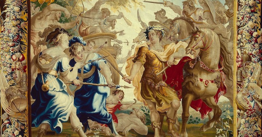 Why ancient German women yelled at male warriors in combat