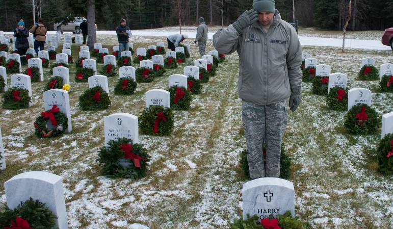 Wreaths Across America is building a flagpole you can see from space