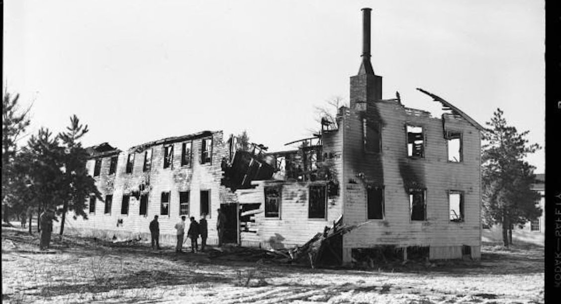This barracks fire resulted in both heroism and controversy