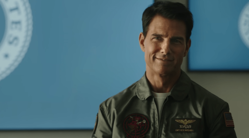 Tom Cruise visited the USS George HW Bush for a screening of ‘Top Gun: Maverick’