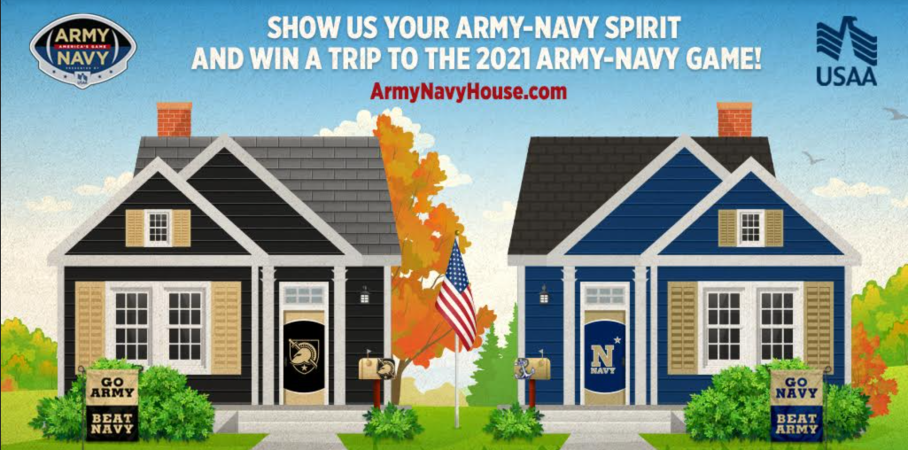 USAA invites Army-Navy game fans to celebrate virtually at Army-Navy House