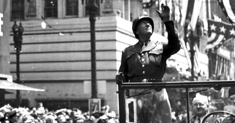reincarnation general patton parade getty