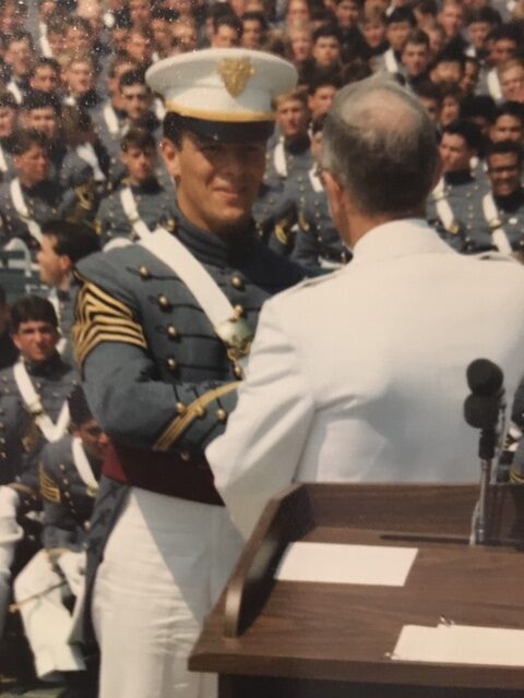 US Army Lieutenant Steve Cannon, who won the Salute to Service award