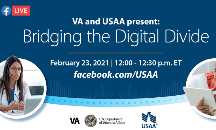 Here’s how to register for a free, virtual event for veterans using telehealth, sponsored by VA and USAA