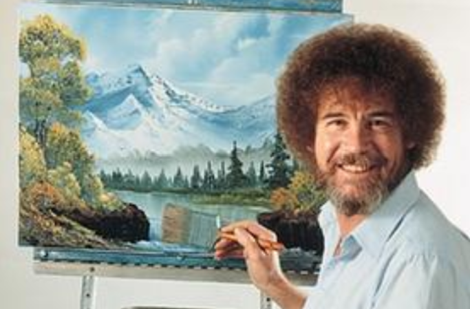 Bob Ross was an Air Force Drill Instructor before becoming television’s most beloved painter