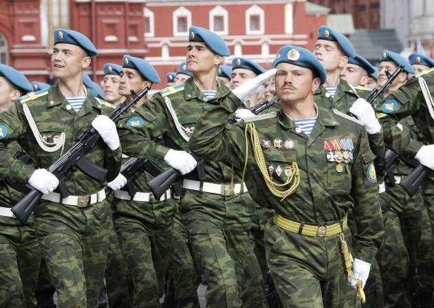 See how Russia’s all-female paratrooper battalion trains for war