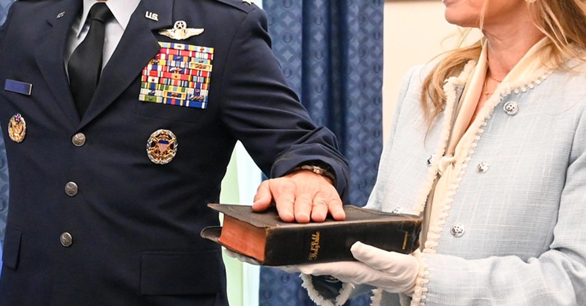 The Chief of Staff’s Bible is one of the least-known Air Force traditions