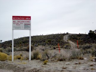 This is what happens if you try to illegally enter Area 51