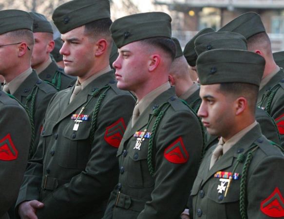 This is why some Marines wear the ‘French Fourragere,’ and some don’t