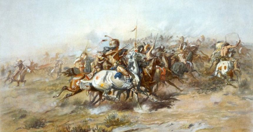 See how an individual scout survived the massacre at Little Bighorn