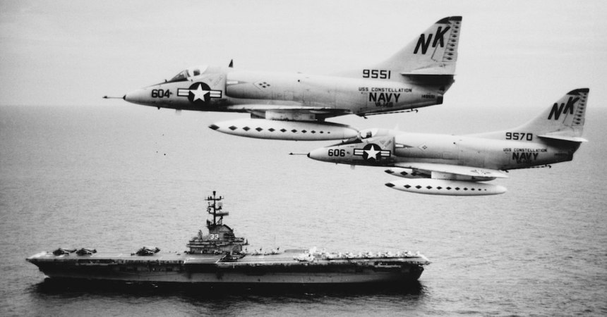 Today in military history: First nuclear-powered carrier launched
