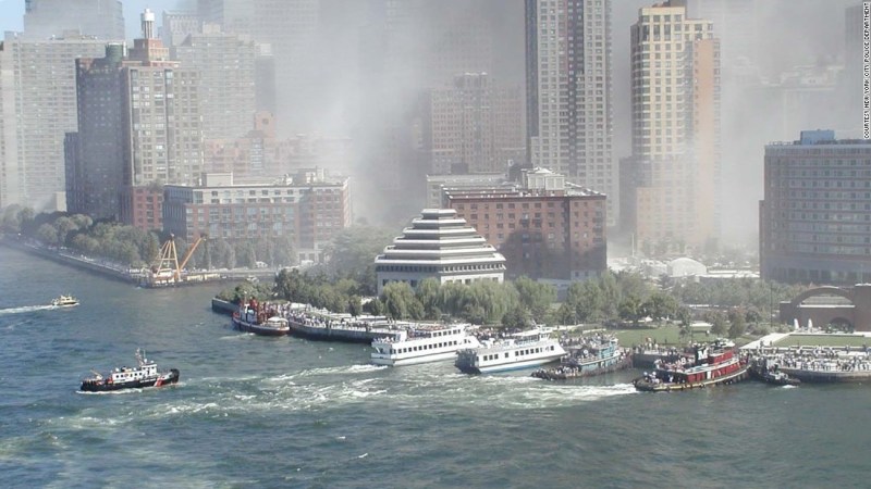 The Coast Guard rescued half a million New Yorkers from the 9/11 terror attacks
