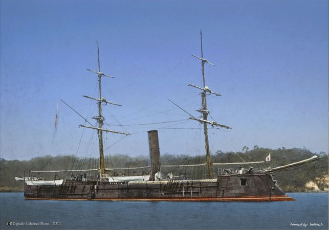 The Confederacy’s last ironclad was Japan’s first