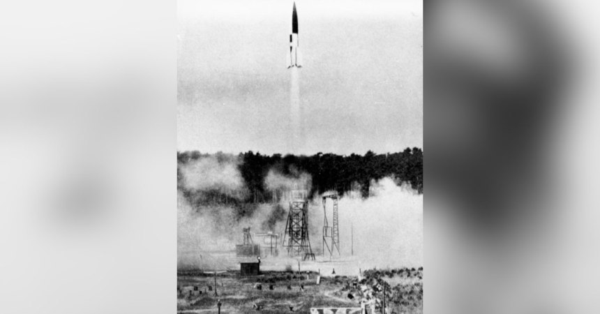 A man found a piece of a V-2 rocket in his cheek 77 years later