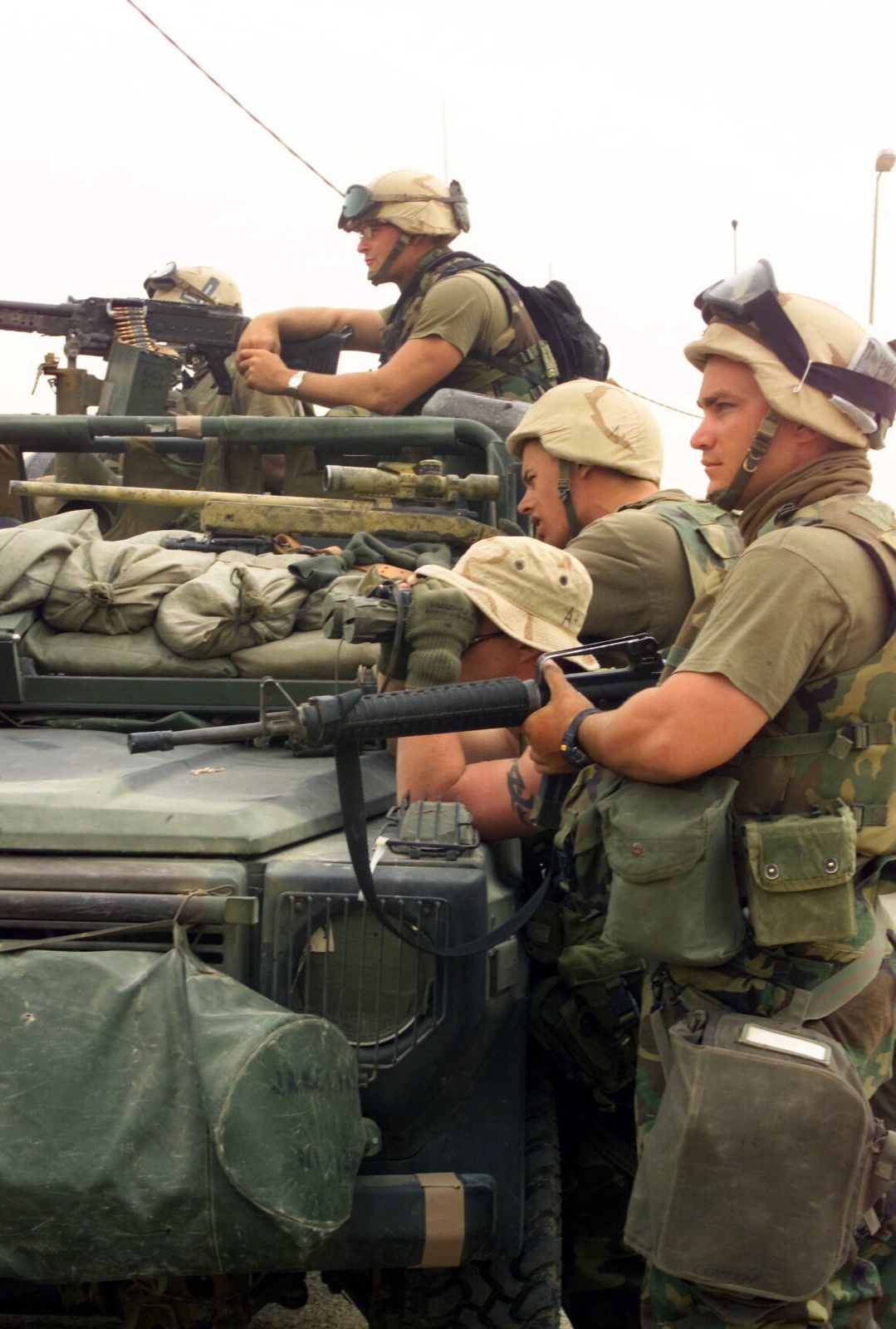 Marines with mercedes-benz