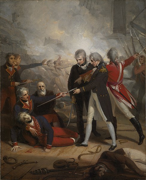 lord nelson receiving surrender